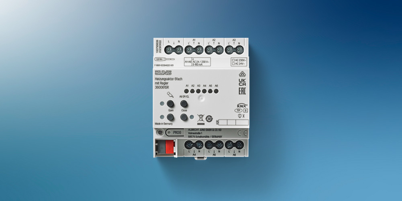 KNX Heizungsaktor 6-fach bei Horst Gebäudetechnik in Haunetal