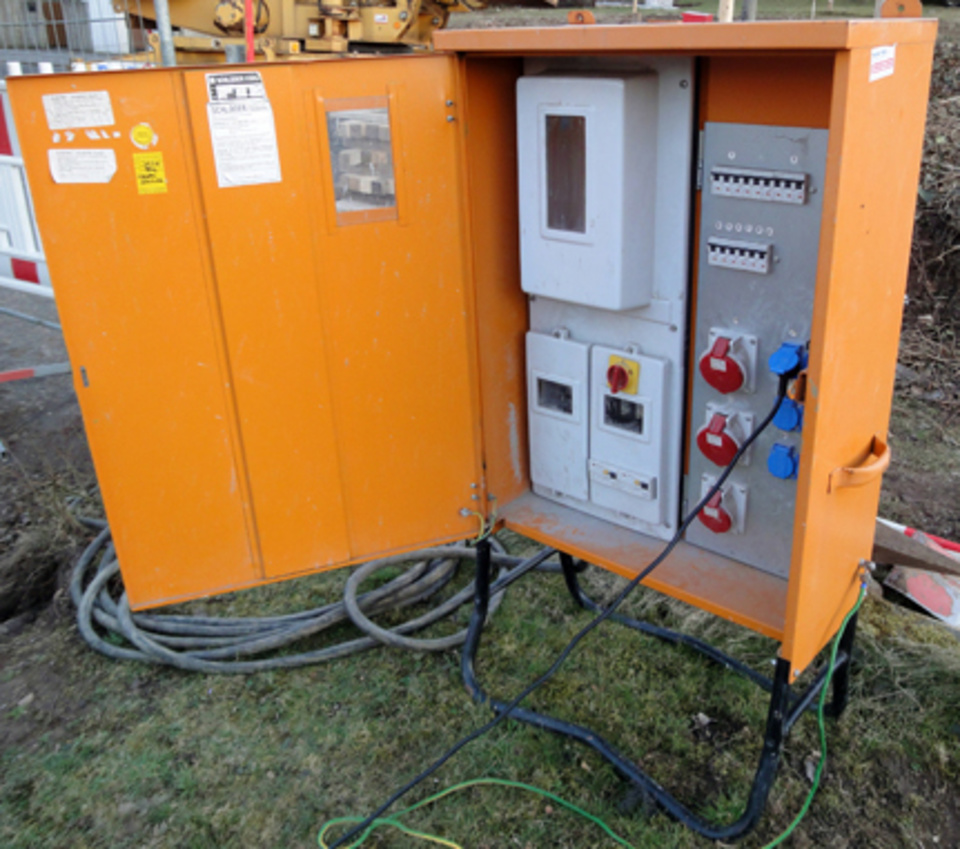 Baustromkasten bei Horst Gebäudetechnik in Haunetal