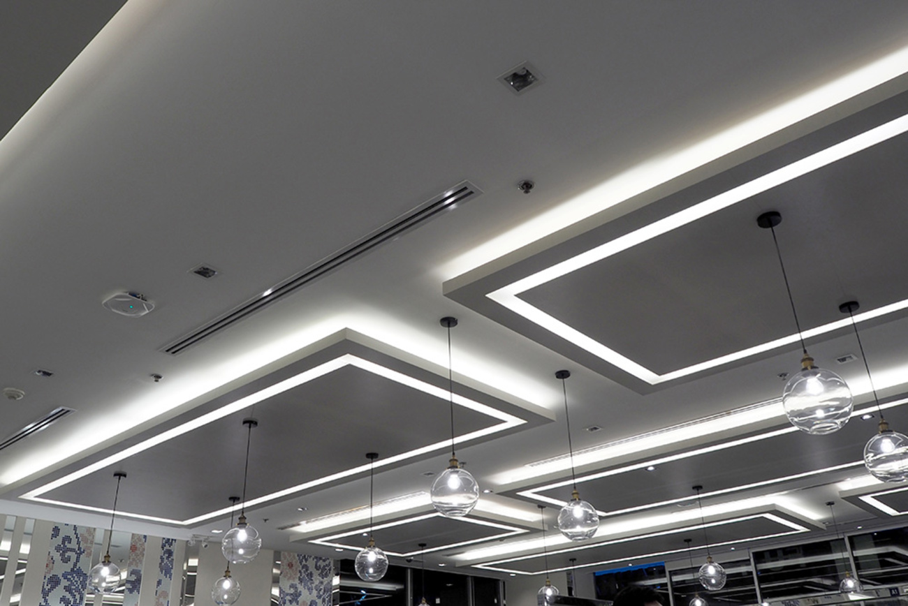 LED-Beleuchtung bei Horst Gebäudetechnik in Haunetal