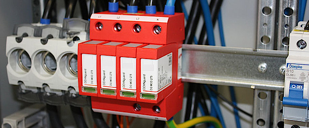 Über­spannungs­schutz bei Horst Gebäudetechnik in Haunetal